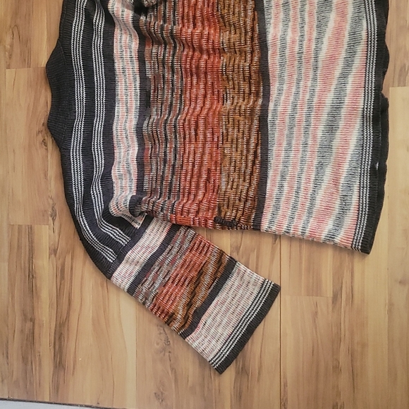 Vintage 70s 80s Space Dye Boho Hippie  Sweater M - Picture 11 of 13